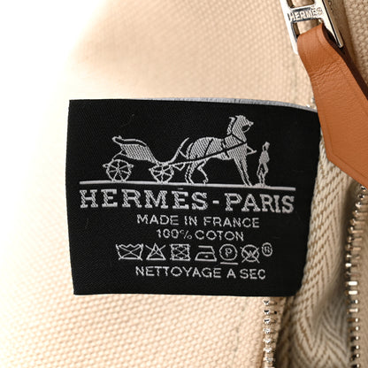 Hermes Canvas Small Bride-A-Brac Pouch Natural 6 of 6