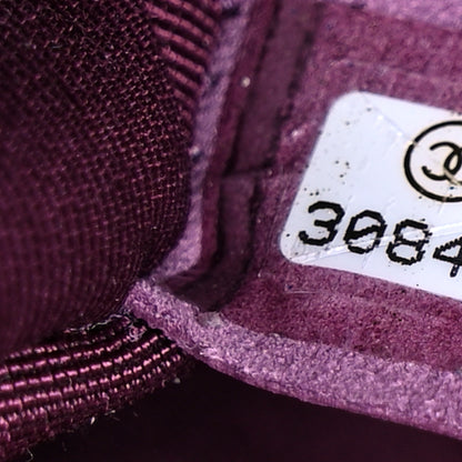 Chanel Crumpled Calfskin Medium Chain All Over Flap Purple 7 of 10