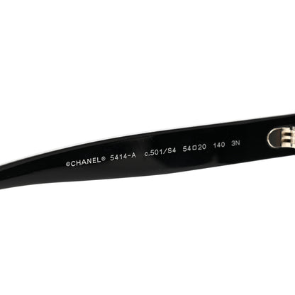 Chanel Acetate CC Butterfly Sunglasses 5414-A Black 5 of 6