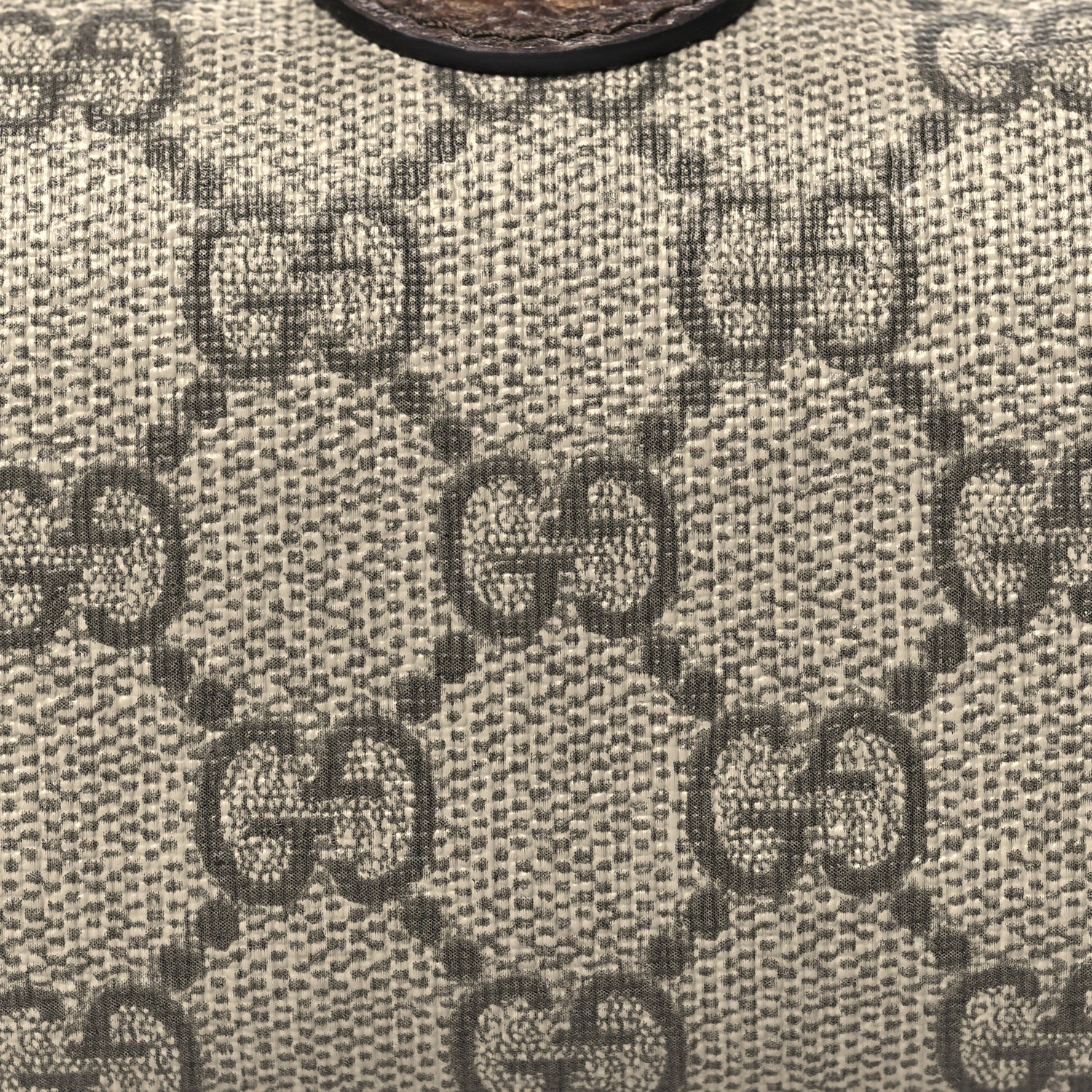 Gucci Soft GG Supreme Monogram Calfskin Medium Ophidia Cosmetic Case Beige Ebony New Acero 8 of 10