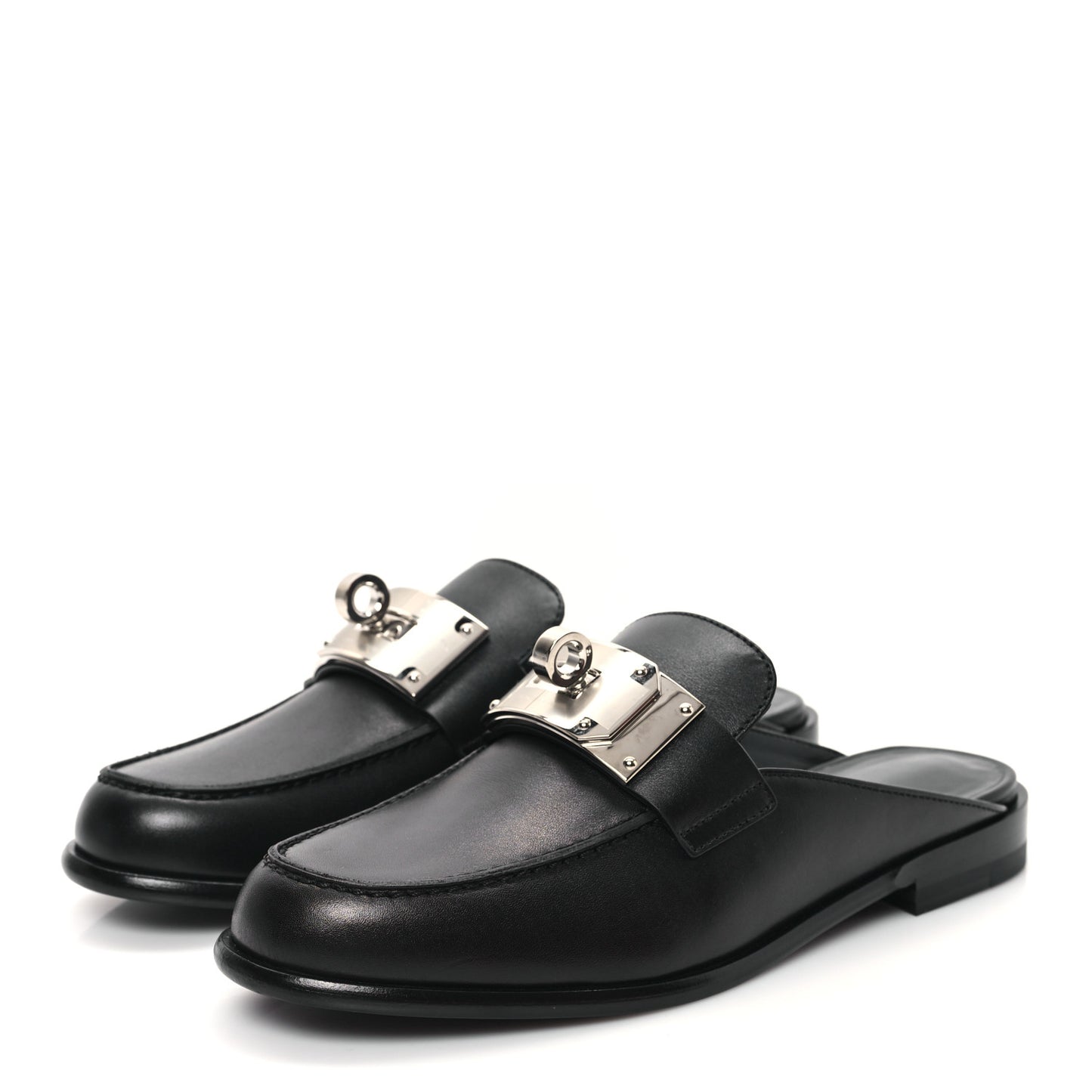 Calfskin Iota Mules 37 Black
