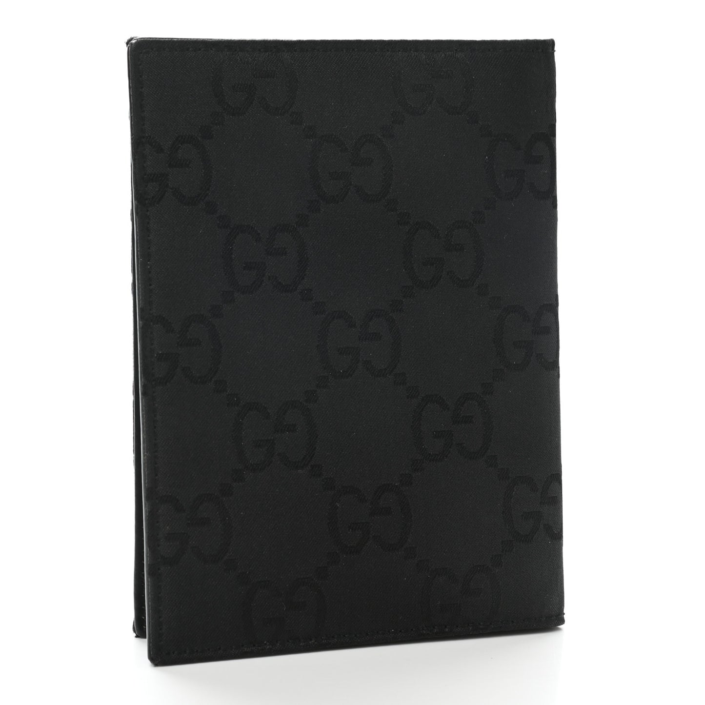 Nylon Monogram Passport Case Black