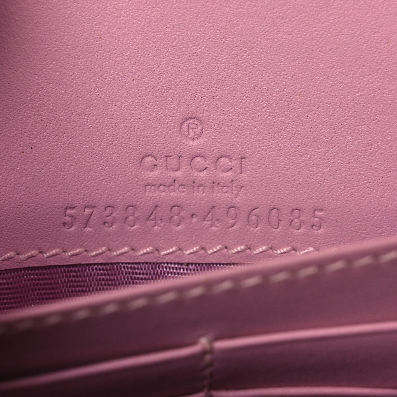 Gucci GG Supreme Monogram Strawberry Chain Wallet 6 of 10