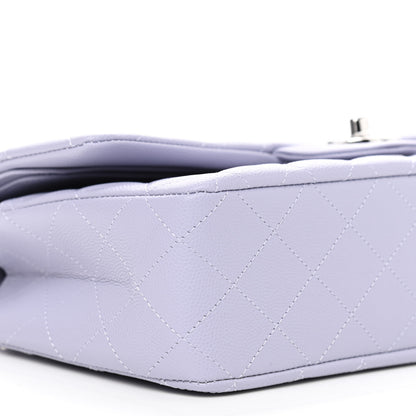 Chanel Caviar Quilted Medium Double Flap Light Purple 8 of 9