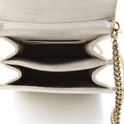 Christian Dior Lambskin Studded Vertical Diorama White 5 of 9