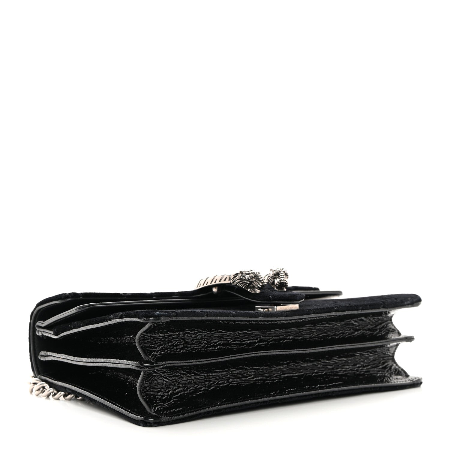Gucci Velvet GG Monogram Small Dionysus Shoulder Bag Black 4 of 14