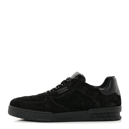 Louis Vuitton Suede Uniform Sneakers 10 Black 1 of 8