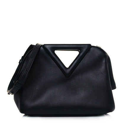 Bottega Veneta Calfskin Small The Point Triangle Bag Black 1 of 10