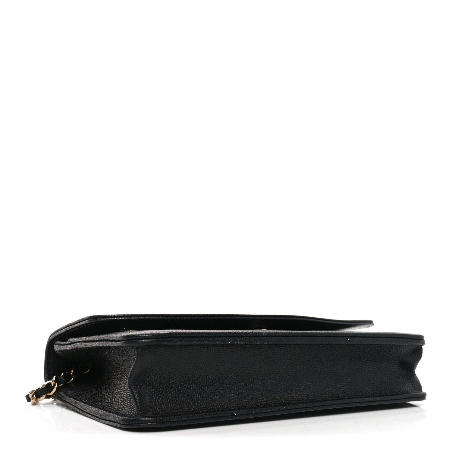 Chanel Caviar Timeless CC Wallet On Chain WOC Black 4 of 12