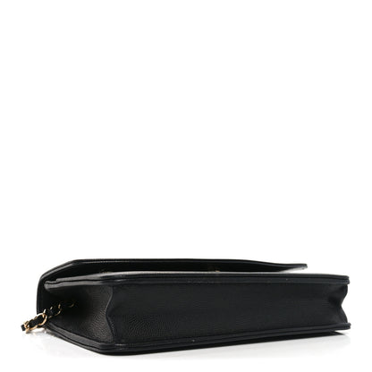 Chanel Caviar Timeless CC Wallet On Chain WOC Black 4 of 12