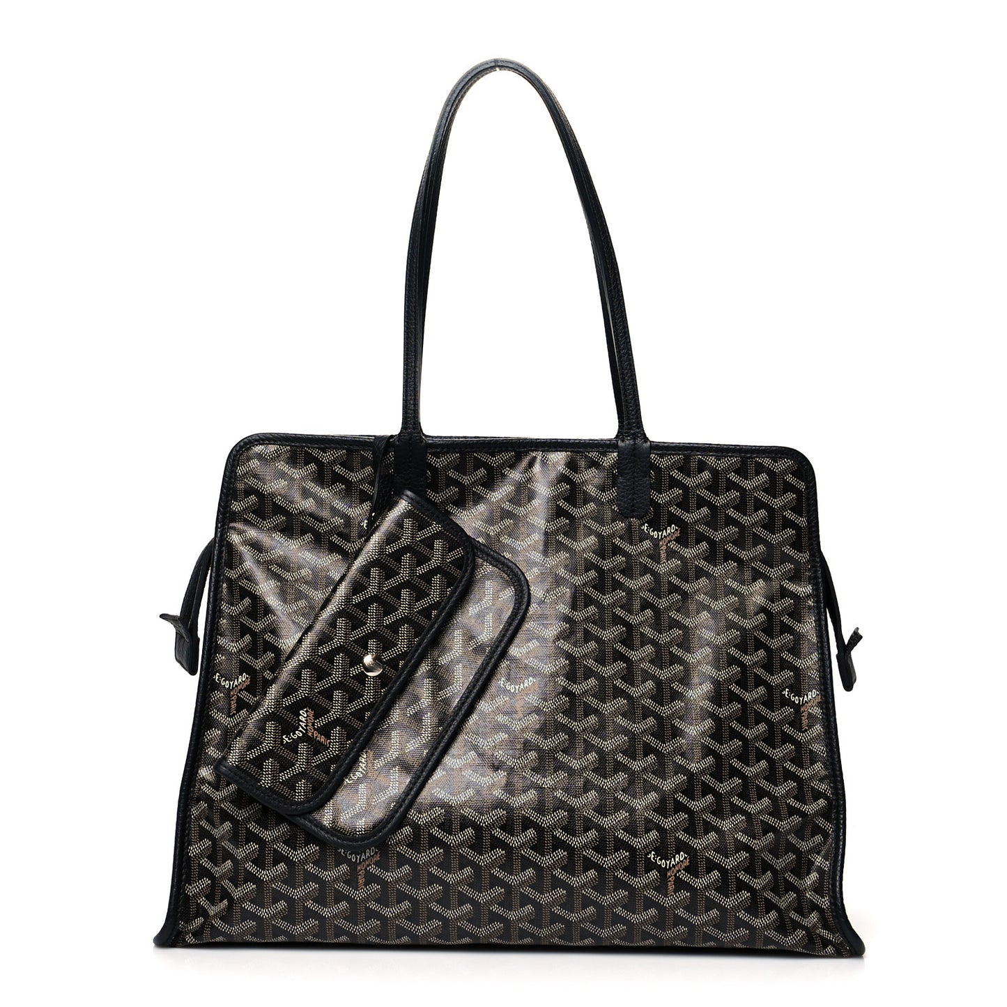 Goyardine Sac Hardy Pet Carrier PM Black