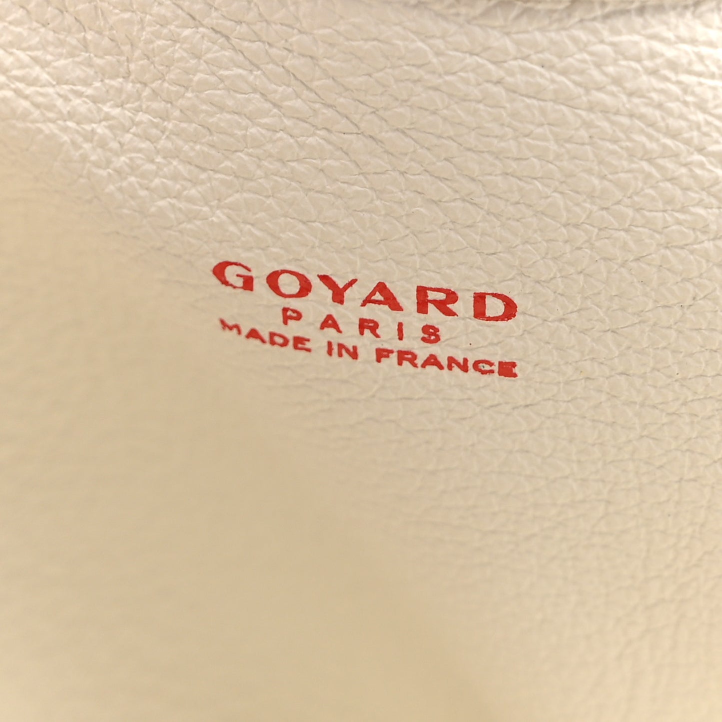 Goyardine Reversible Mini Anjou White