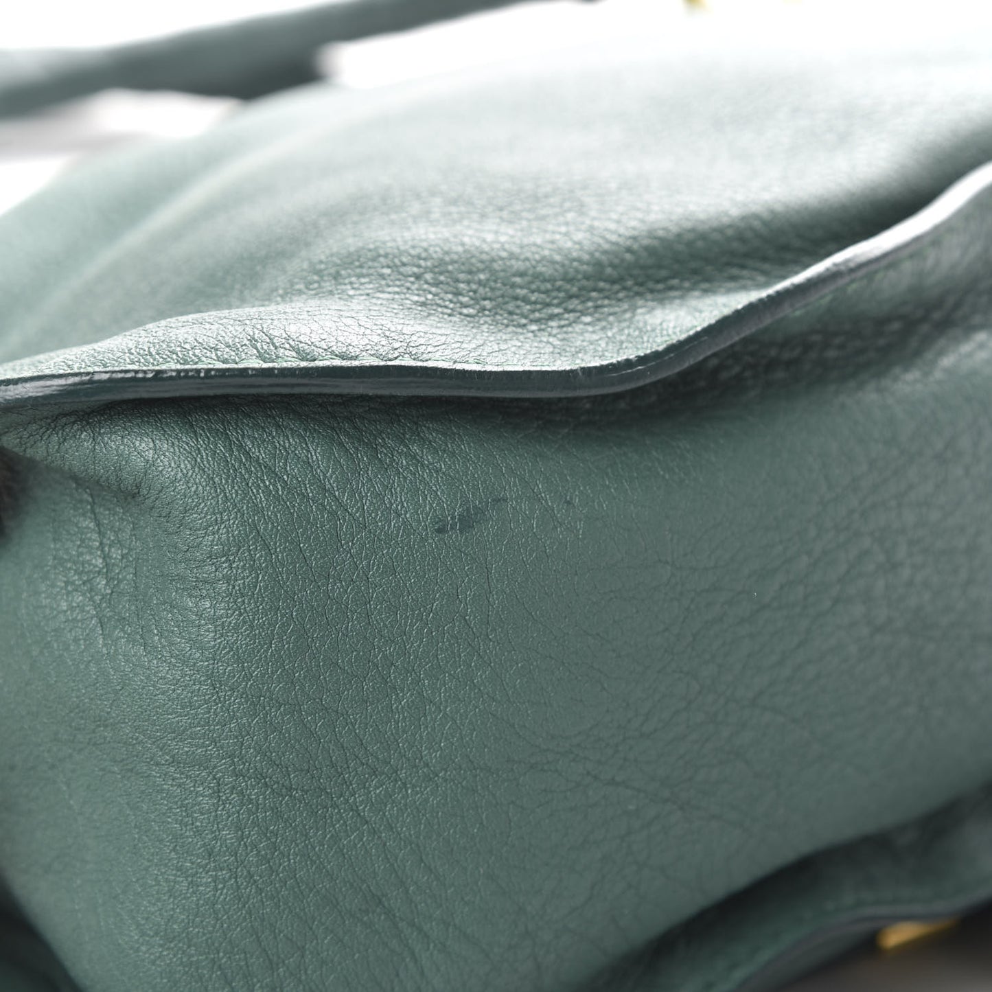 Calfskin Medium Marcie Satchel Emerald