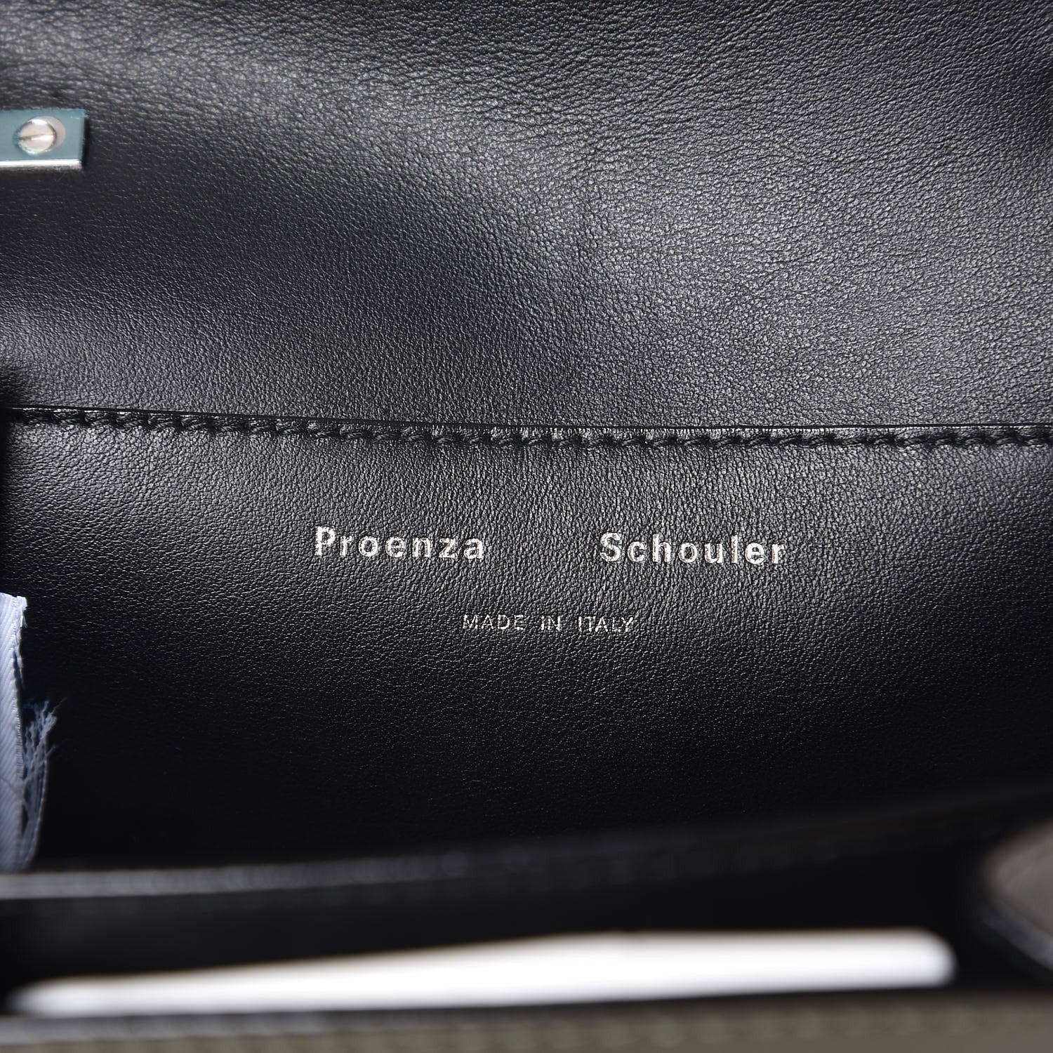 Proenza Schouler Smooth Calfskin Mini Hava Chain Crossbody Cypress 6 of 7
