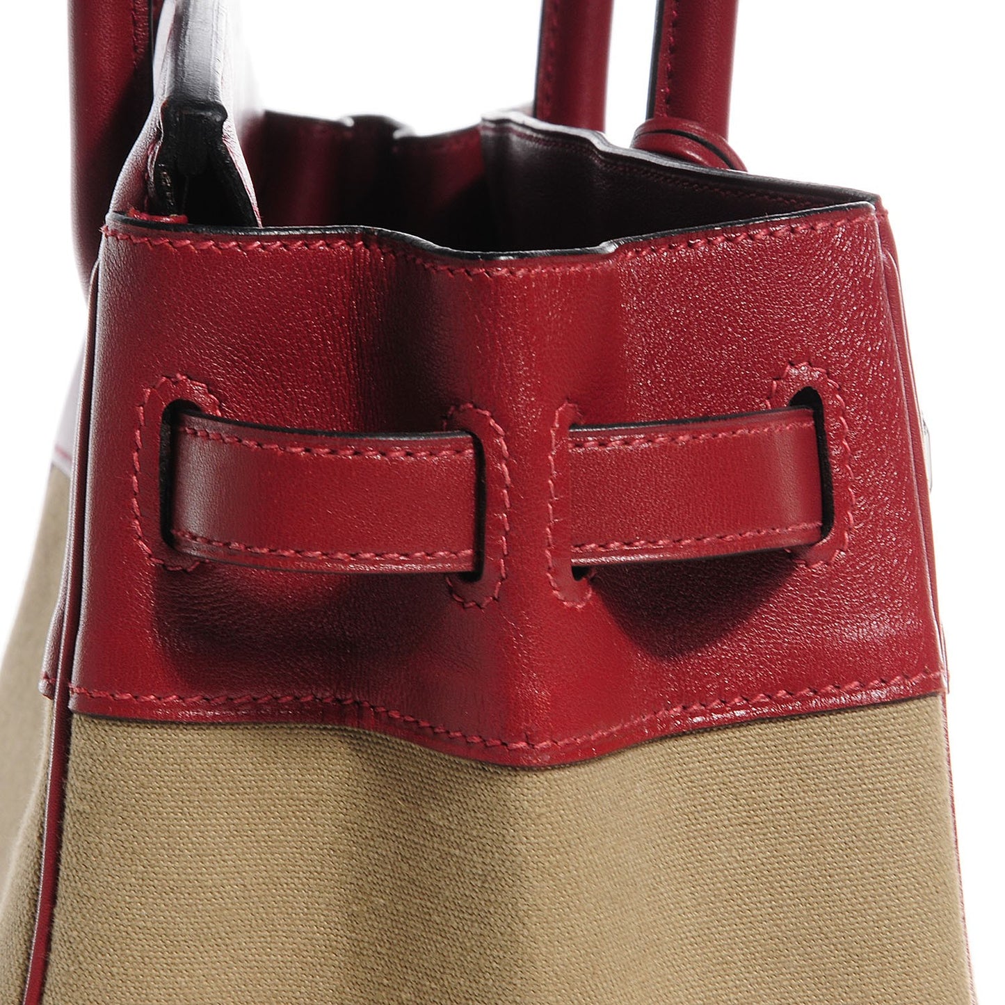 Toile Swift Birkin 30 Rouge H