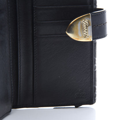 Gucci Guccissima Signoria Continental Wallet Black 10 of 10