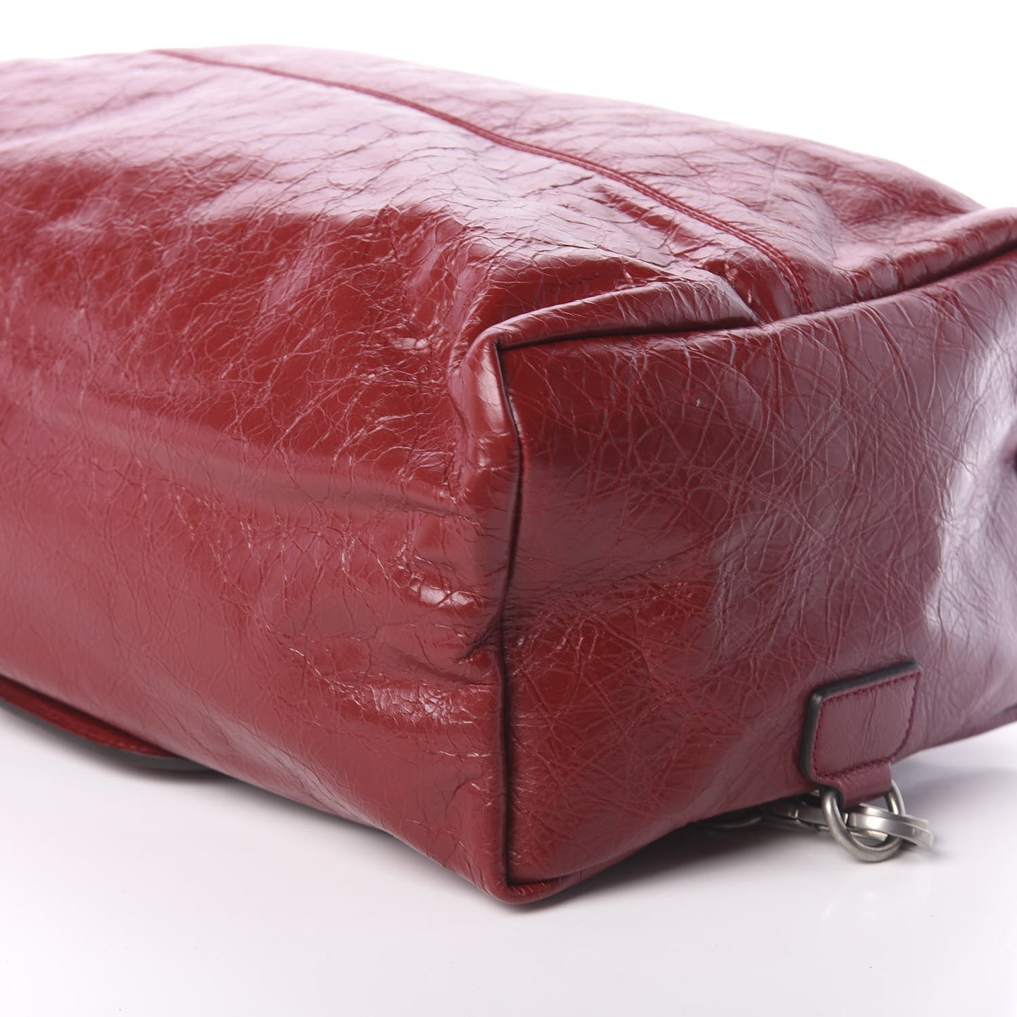 Fluffy Calfskin Morpheus Convertible Backpack Red