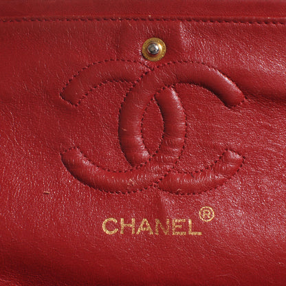 Chanel Lambskin Quilted Medium Double Flap Red 5 of 10