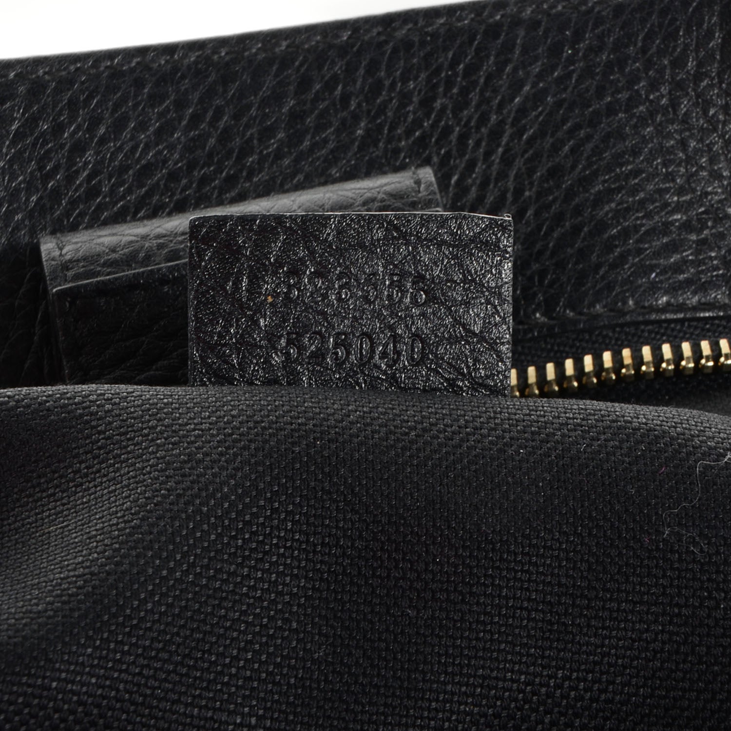 Gucci Leather Large Bamboo Shopper Tote Black 7 of 8