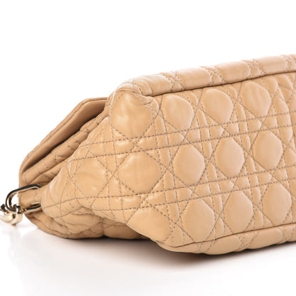 Christian Dior Lambskin Cannage New Lock Flap Beige 5 of 10