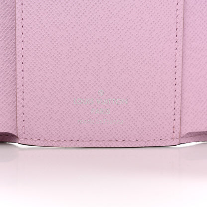 Louis Vuitton Epi Tropical Victorine Wallet Blue Rose 6 of 9