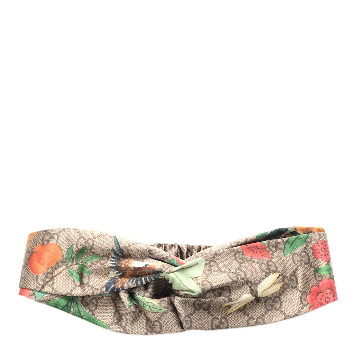 Gucci Silk Monogram Tian Print Tiana Duchesse Headband 1 of 6