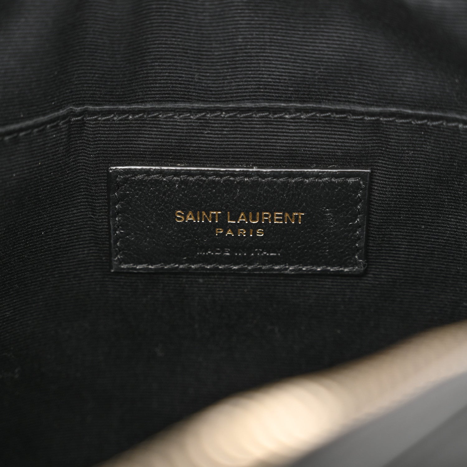Saint Laurent Calfskin Matelasse Monogram Lou Camera Bag Black 6 of 16