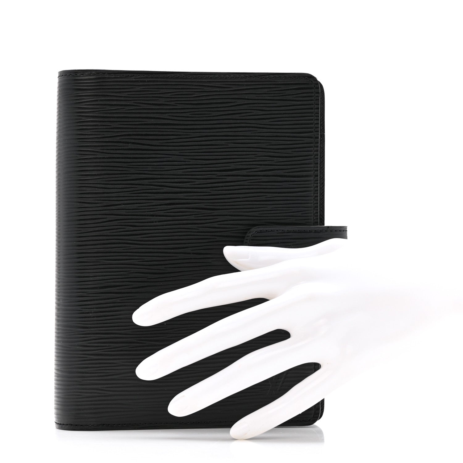 Louis Vuitton Epi Medium Ring Agenda Cover Black 2 of 10