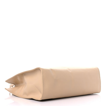Telfar Vegan Leather Medium Shopping Bag Cream 4 of 12