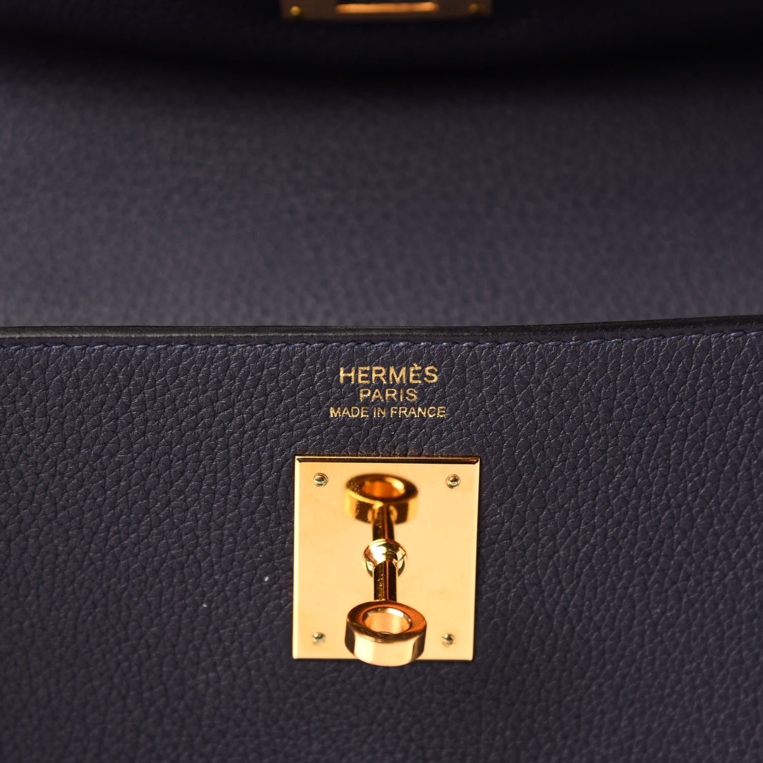 Hermes Togo Kelly Retourne 32 Bleu Nuit 10 of 13