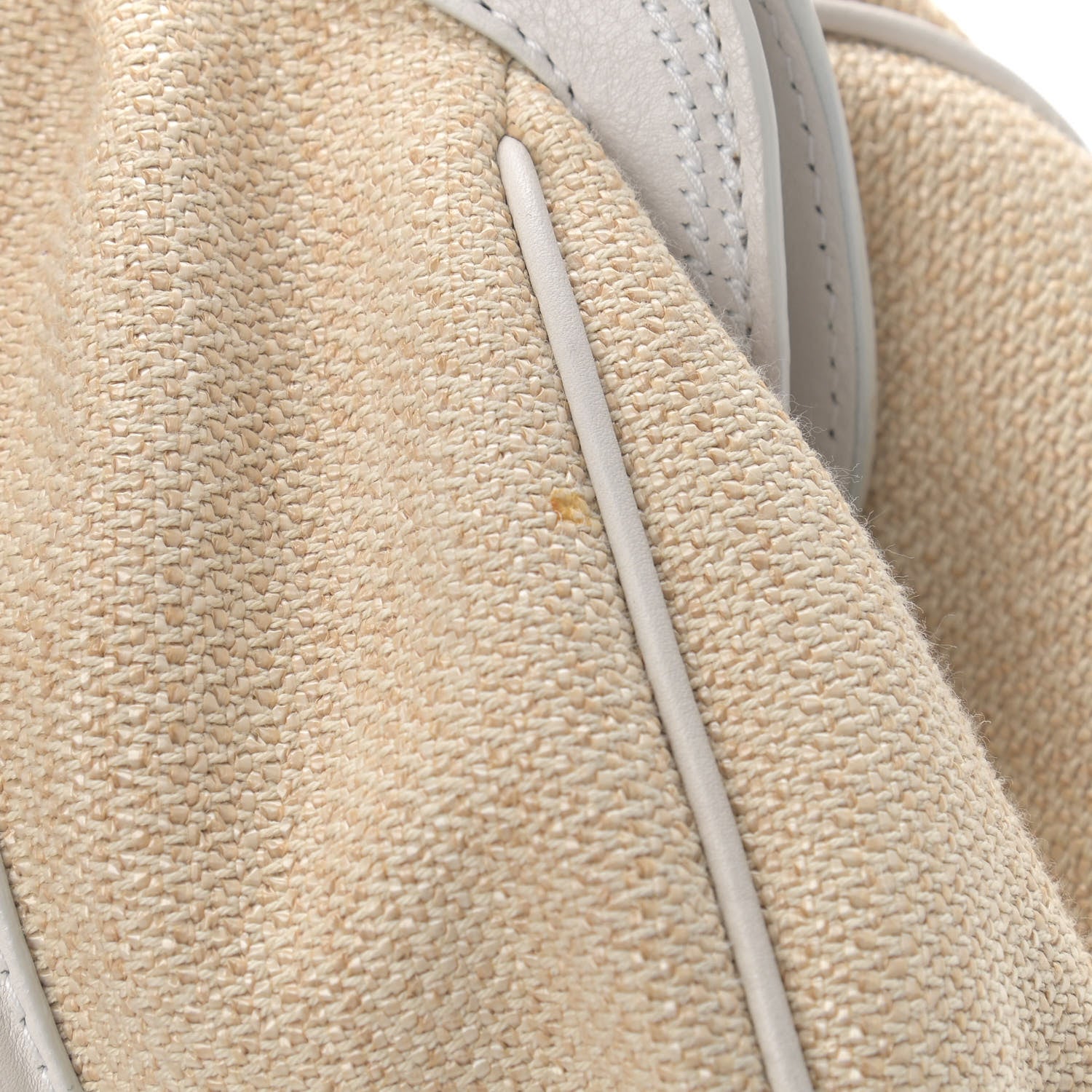 Christian Dior Raffia Frame Satchel Beige 10 of 10