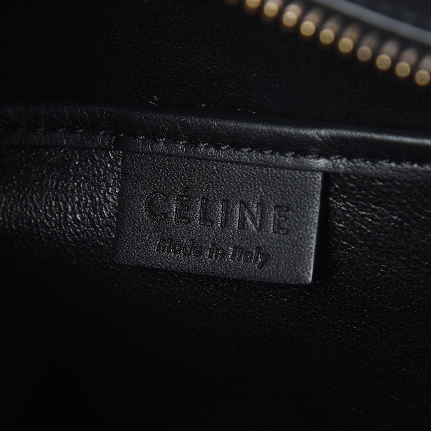 Celine Smooth Calfskin Nano Luggage Black 6 of 9