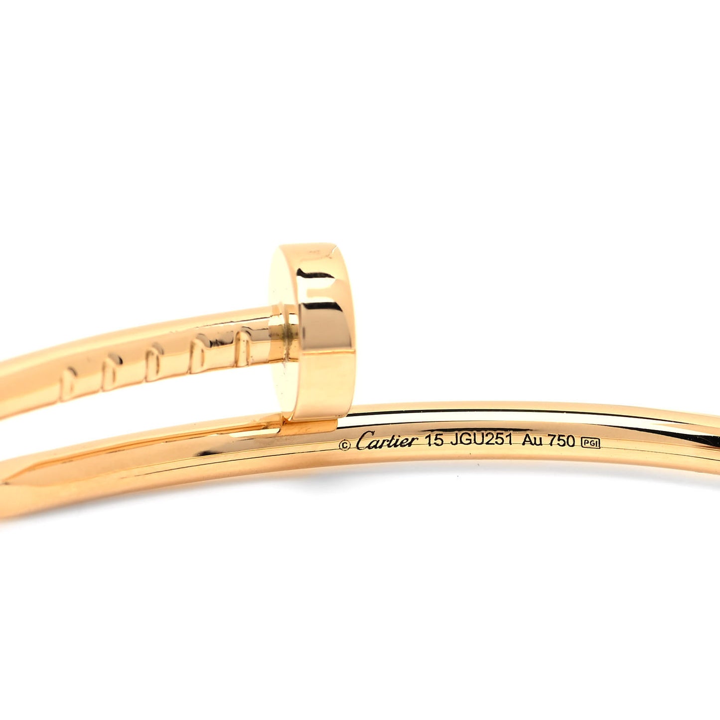 18K Yellow Gold Small Juste Un Clou Bracelet 15