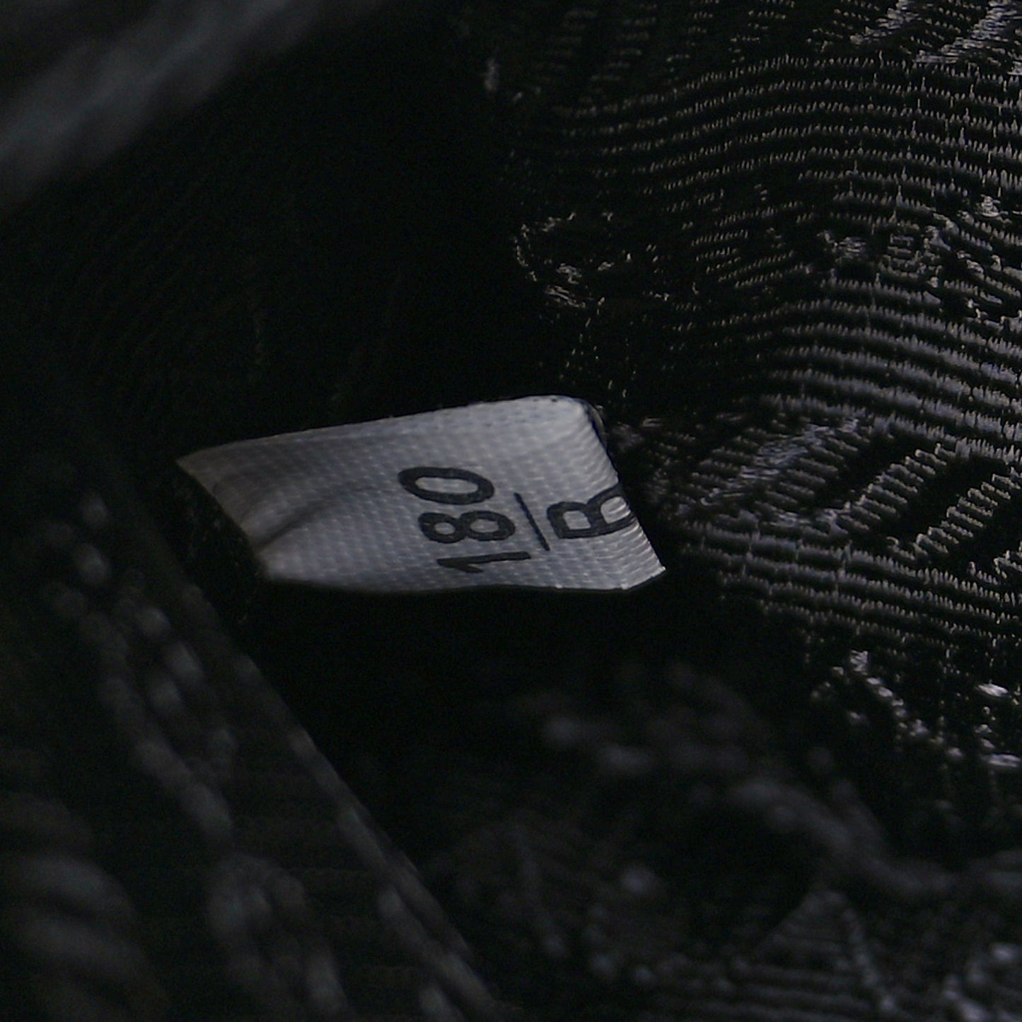 Vitello Daino Soft Perforated Logo Tote Black