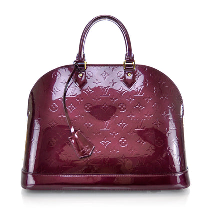 Louis Vuitton Vernis Alma MM Rouge Fauviste 1 of 11