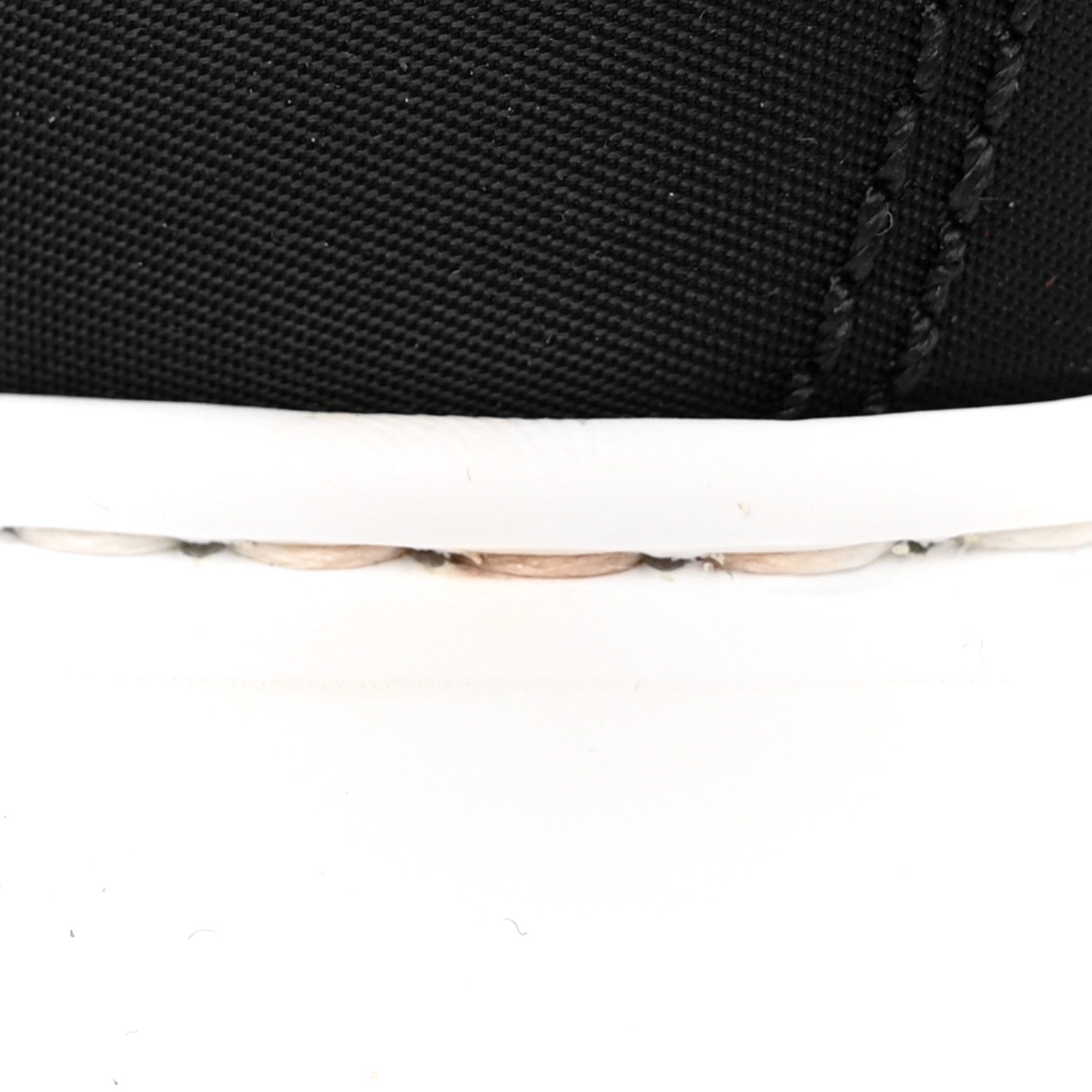Prada Nylon Gabardine Triangle Logo Platform Sneakers 39 Black 14 of 14