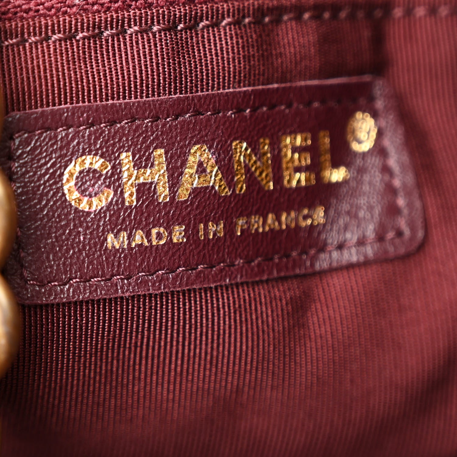 Chanel Suede Calfskin Small On My Shoulder Drawstring Bag Burgundy 6 of 10
