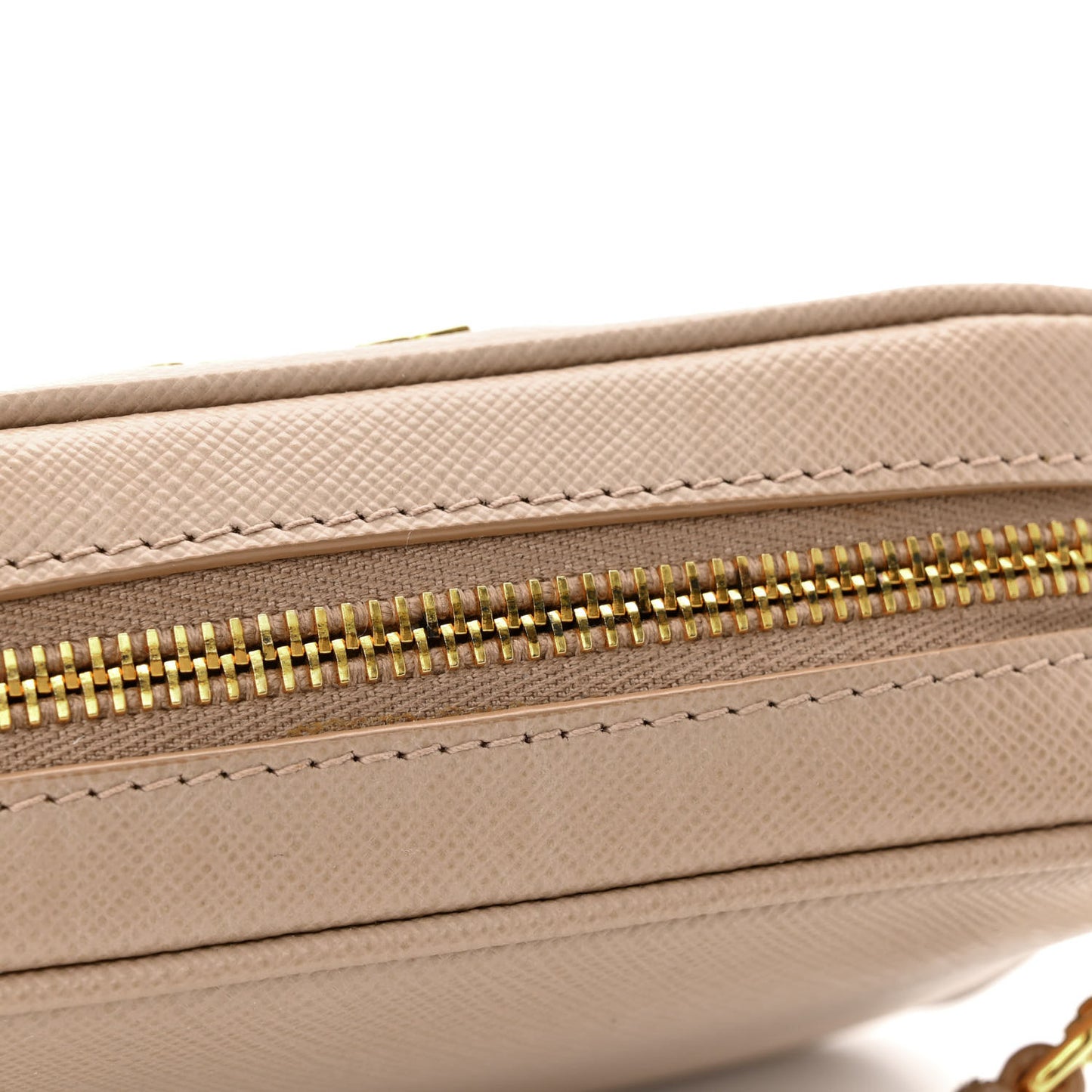 Saffiano Mini Camera Crossbody Cammeo