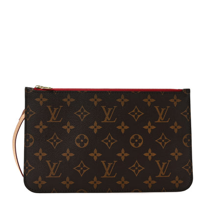 Louis Vuitton Monogram Neverfull MM GM Pochette Cherry 1 of 6