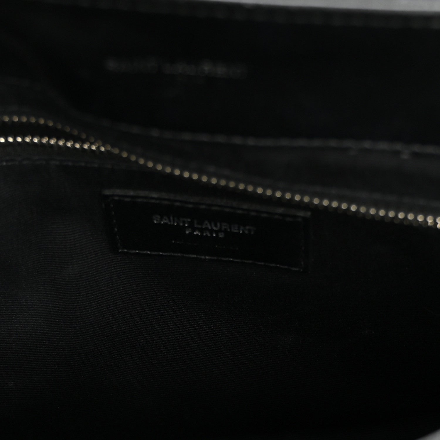 Saint Laurent Calfskin Y Quilted Monogram Medium Loulou Chain Satchel Black 6 of 11