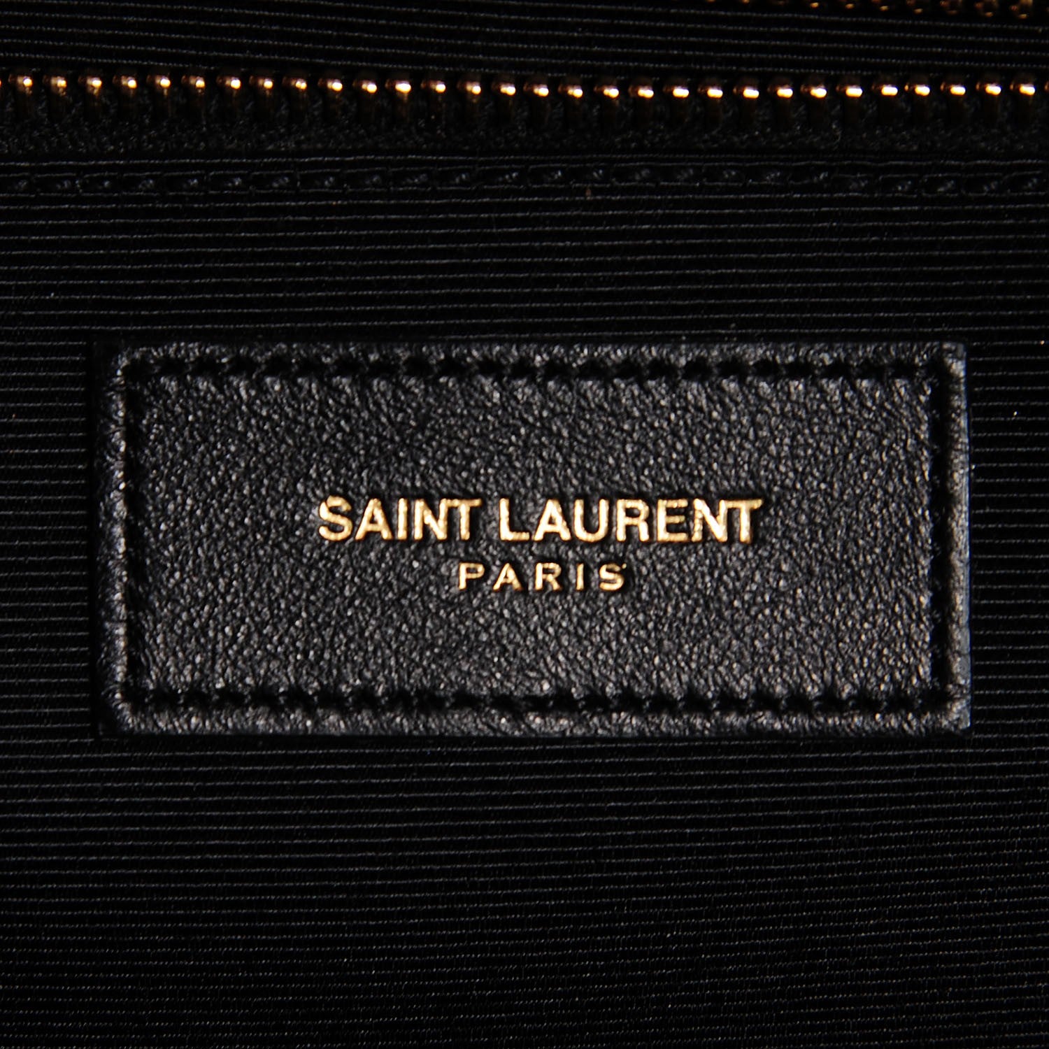 Saint Laurent Grain De Poudre Matelasse Chevron Large Monogram Satchel Lipstick Red 7 of 8