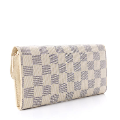 Louis Vuitton Damier Azur Emilie Wallet 3 of 8