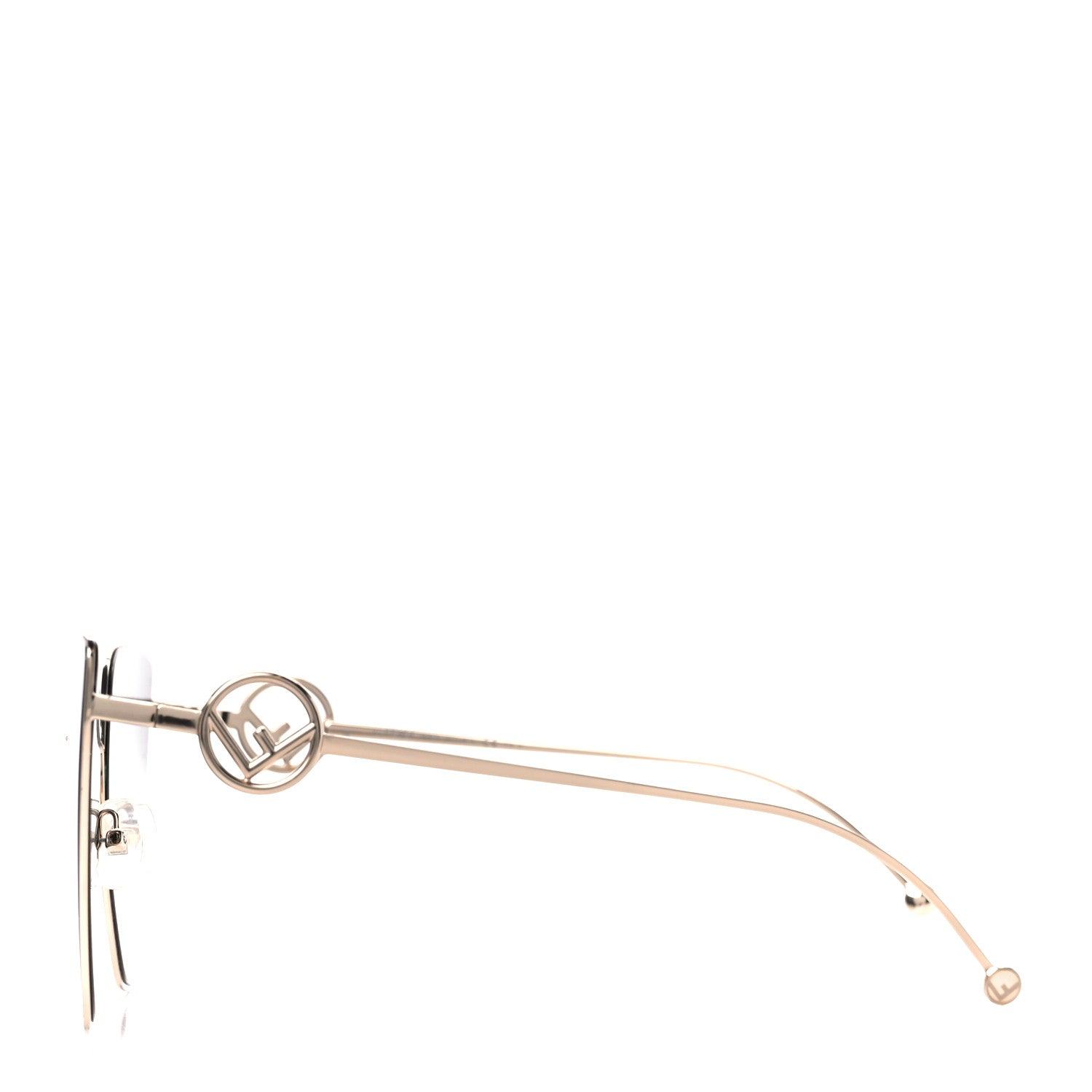 Fendi Metal F is Fendi Sunglasses FF 0323/S Gold 3 of 8
