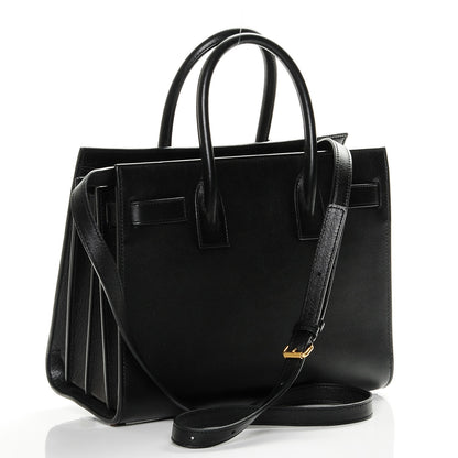 Saint Laurent Calfskin Love Patchwork Baby Sac De Jour Black 3 of 6