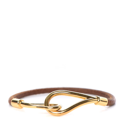 Hermes Natural Bridle Jumbo Hook Bracelet Bouton 1 of 4