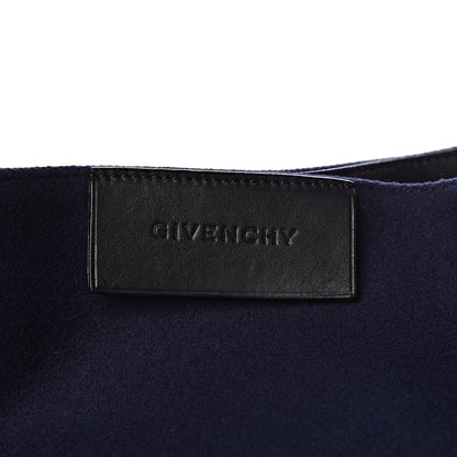Givenchy Wool Tote Navy Black 9 of 13
