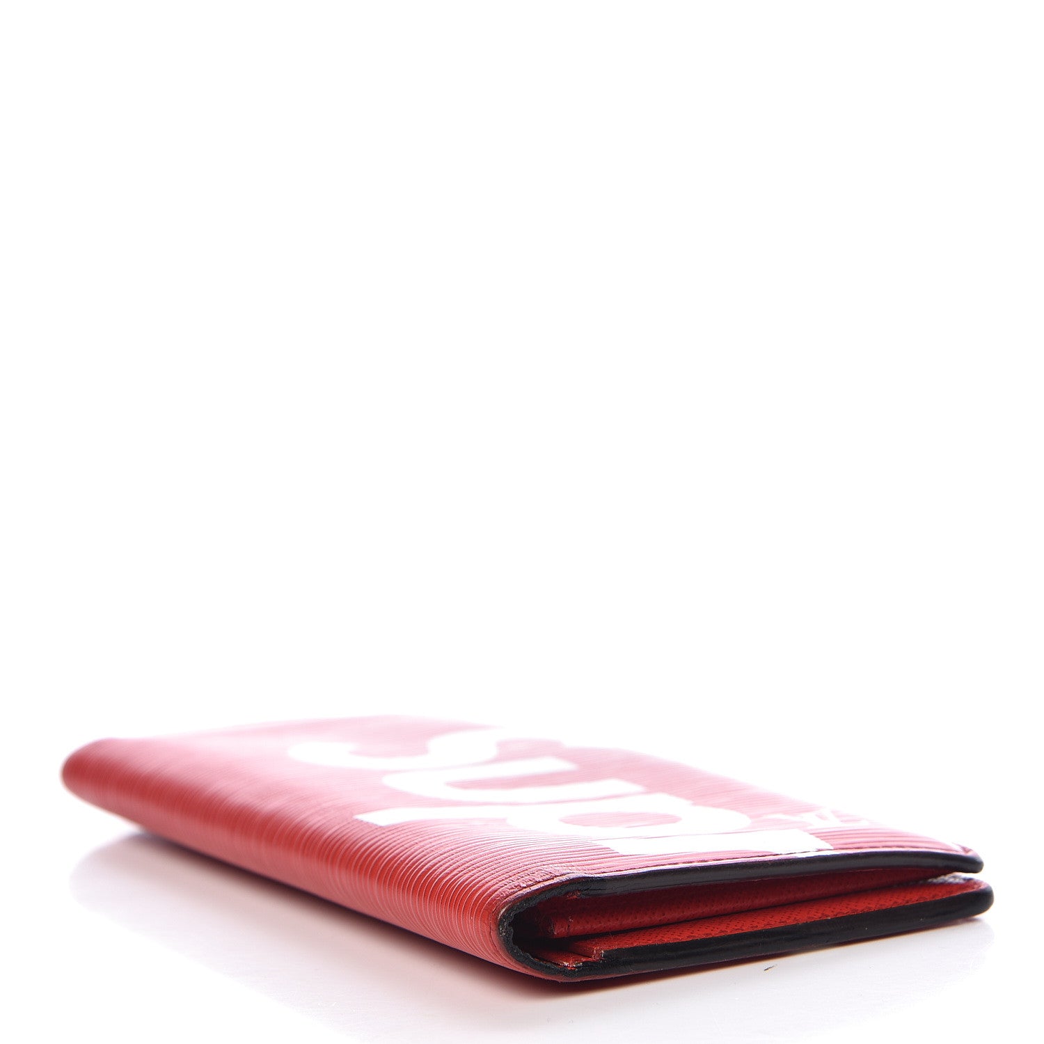 Louis Vuitton X SUPREME Epi Brazza Wallet Red 4 of 12