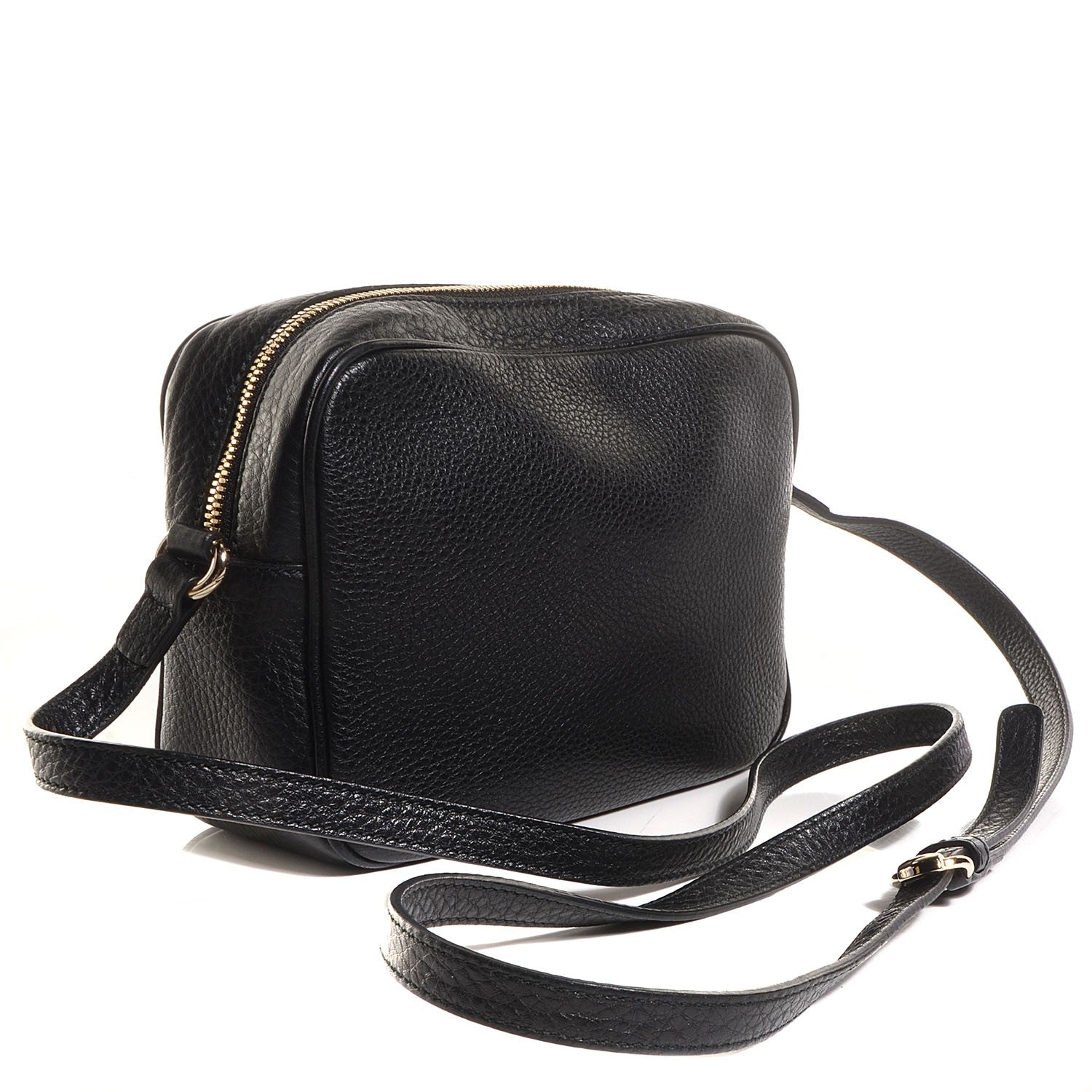 Gucci Pebbled Calfskin Small Soho Disco Bag Black 3 of 9