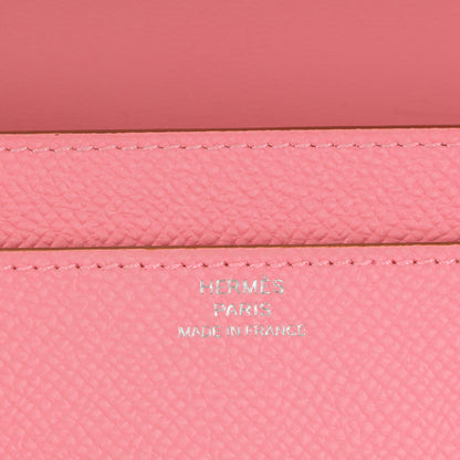 Hermes Epsom Constance Long Wallet Rose Confetti 6 of 10