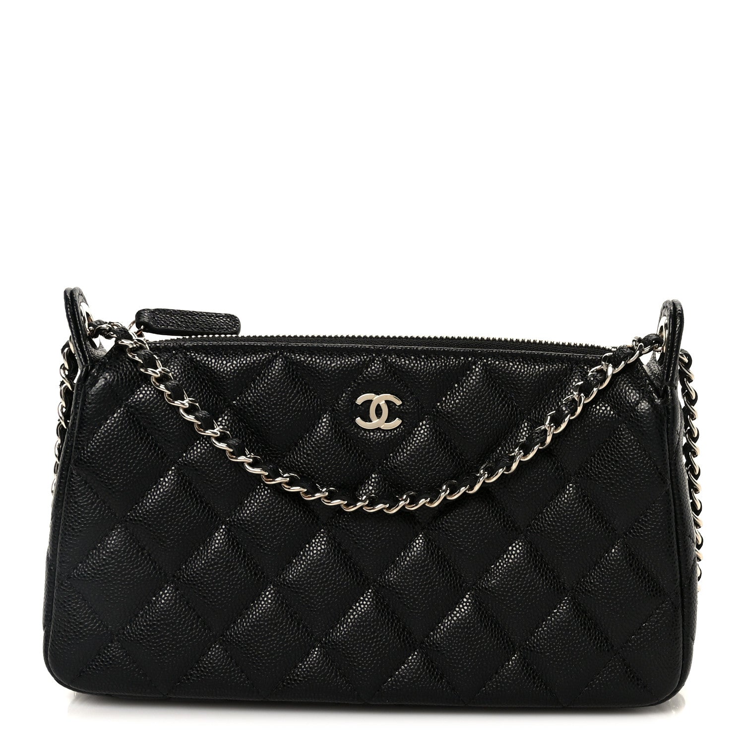 Chanel Caviar Quilted Purse With Chain Black 1 of 11